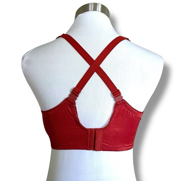 Reveal 36DDD Bra Cinnamon Brown Low Key Shimmer Unlined Plunge Underwire B30350 - Picture 6 of 8